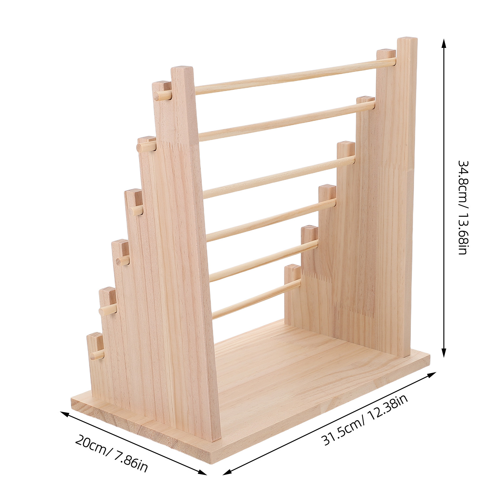 Wooden Ribbon Storage Rack 6 T - огляд і ціна The Florist Supply Shop