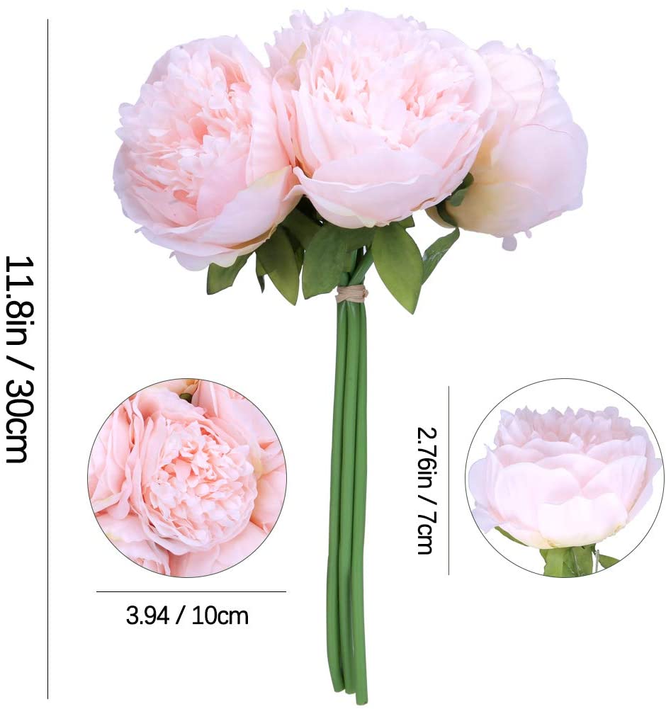 1 Bouquet 5 Heads Artificial P - огляд і ціна Floral Foam Oasis