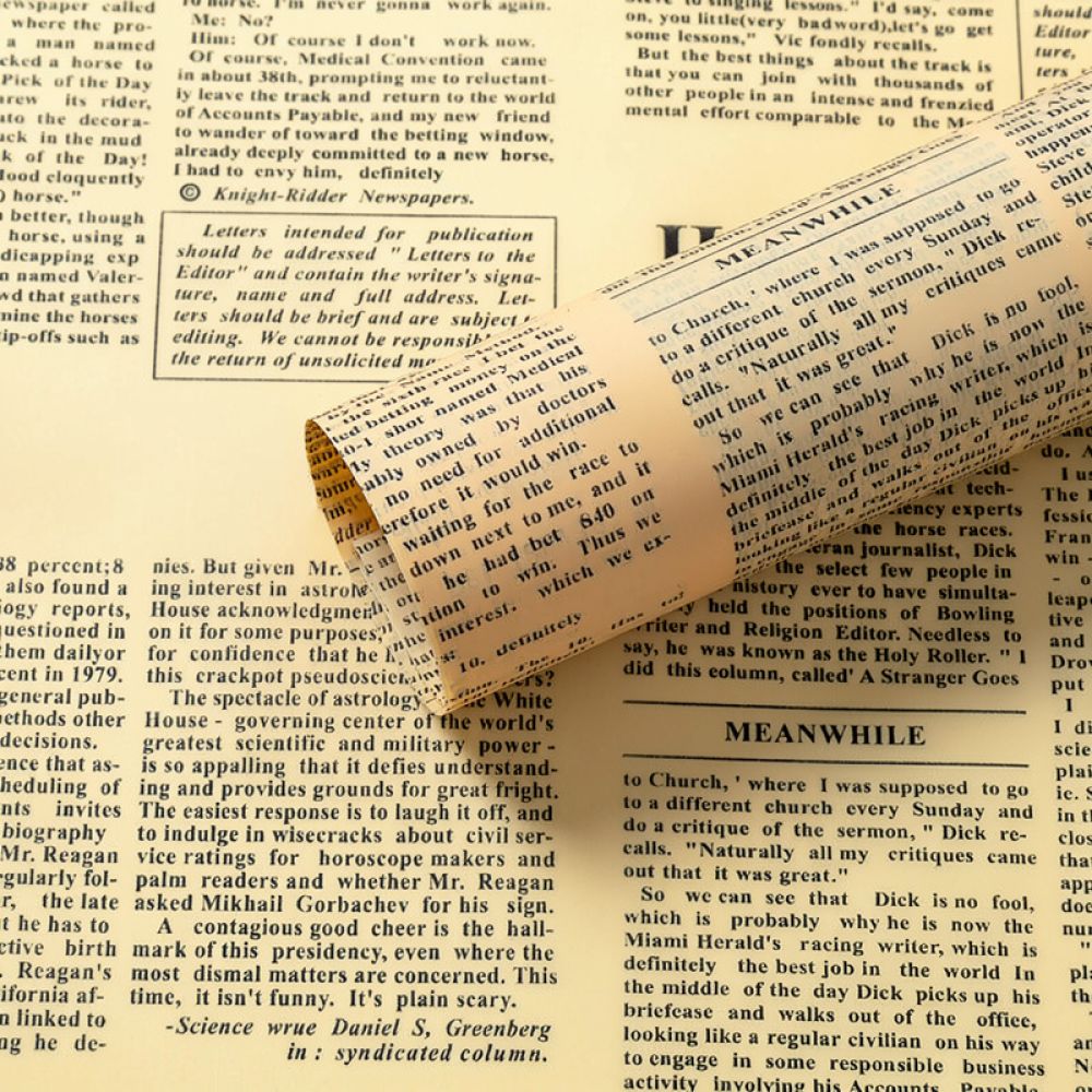 Vintage Newspaper Floral Packi - огляд і ціна The Florist Supply Shop