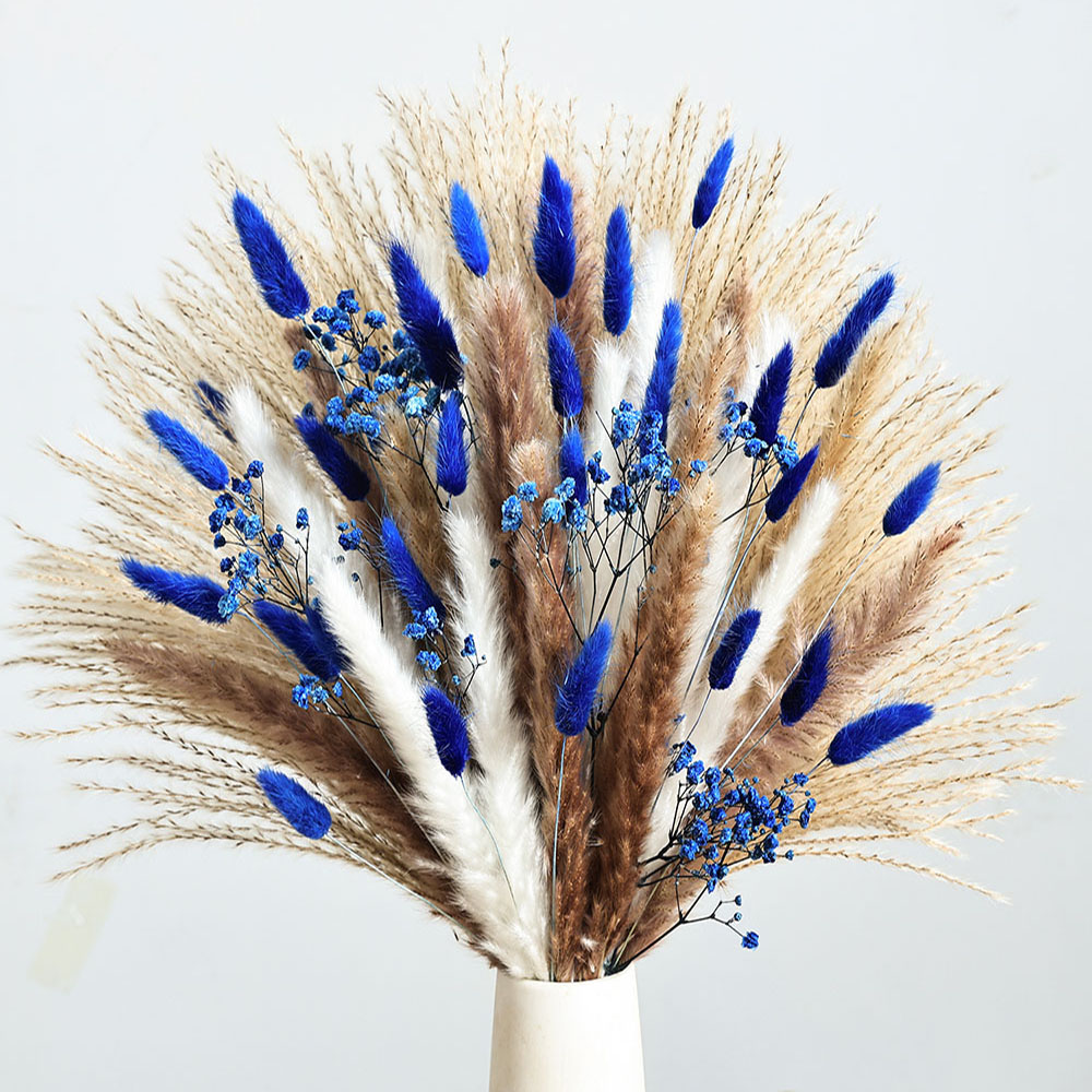 70pcs Blue Pampas Artificial D - огляд і ціна Baby Breath Dried