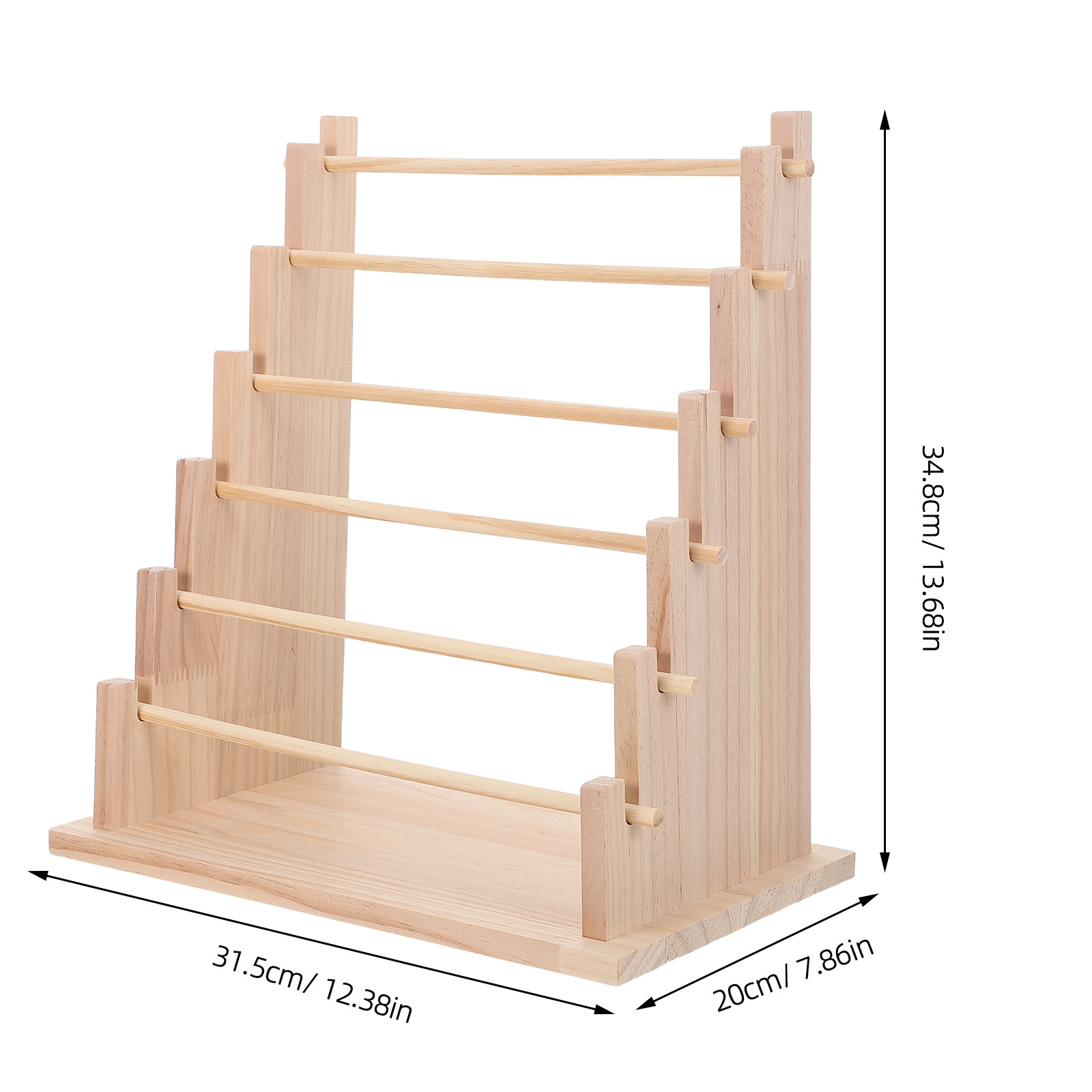 6 Tier Wooden Ribbon Storage R - огляд і ціна The Florist Supply Shop