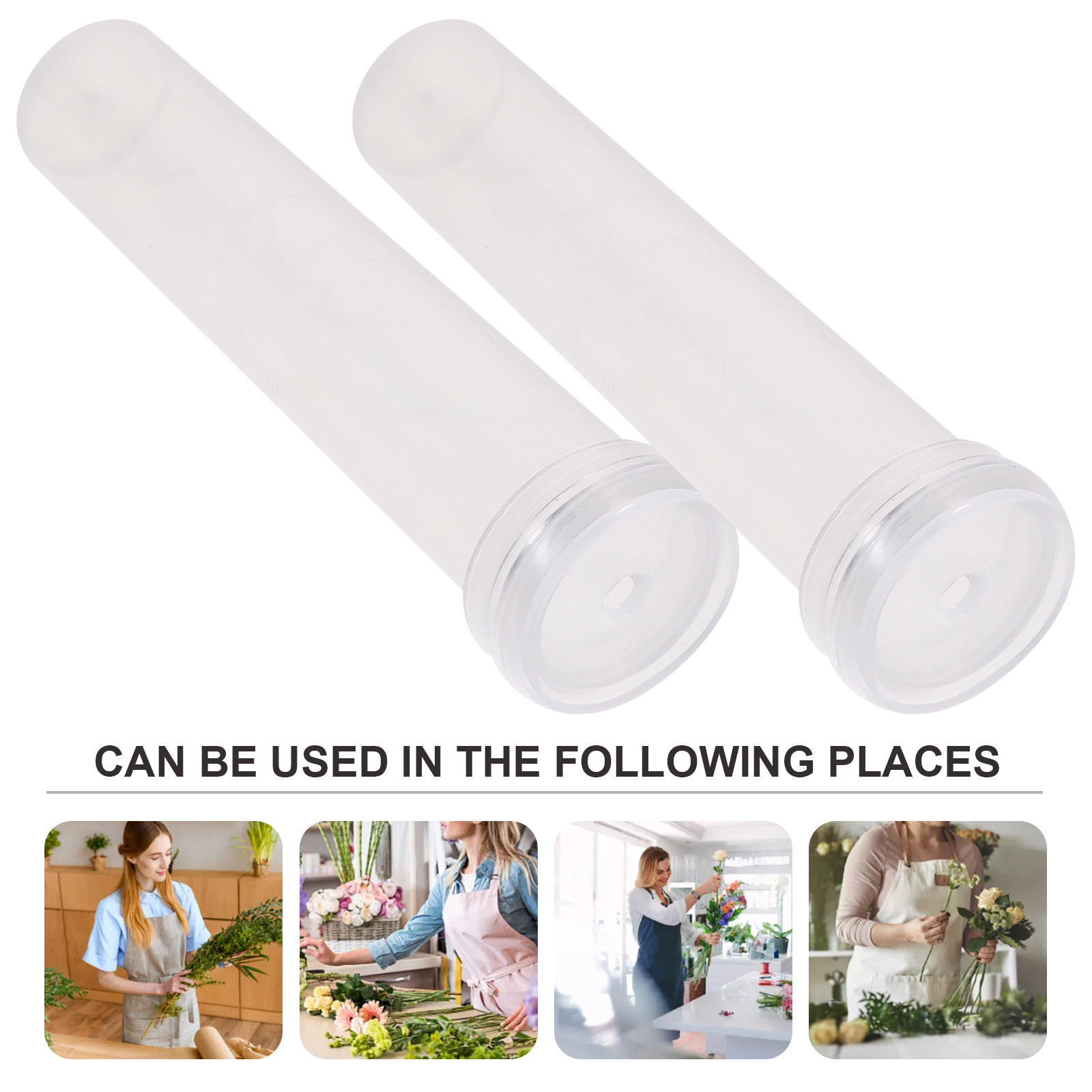 100Pcs Plastic Flower Water Tu - огляд і ціна Anda Florist Supply
